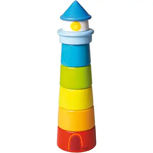 Haba Lighthouse Rainbow Stacker