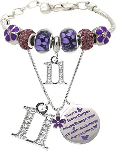 VeryMerryMakering 11th Birthday Bracelet Necklace