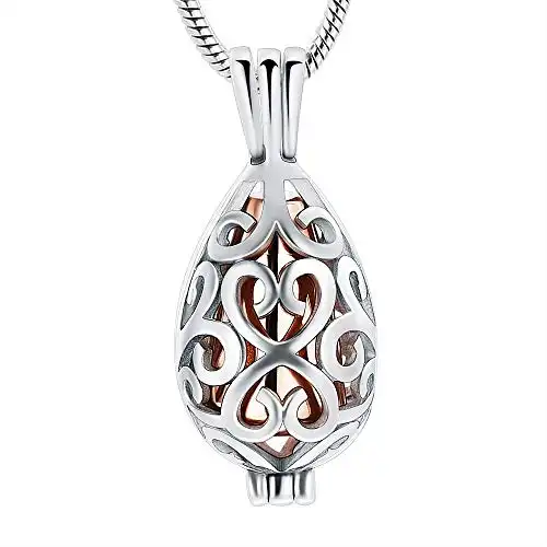 Memorial Jewelry Cremation Pendant Necklace