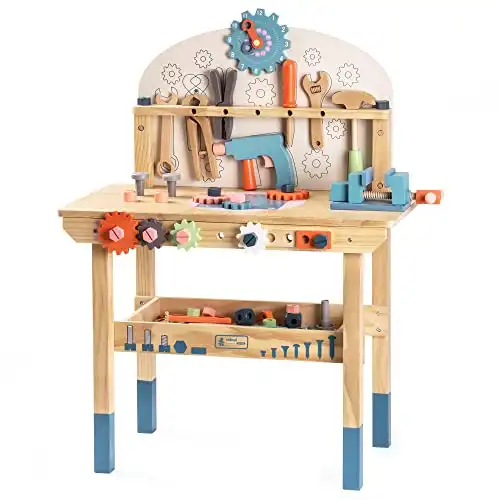 Robud Wooden Play Tool Workbench