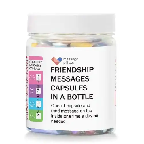 messagepillco Messages in a Bottle Friendship Gift