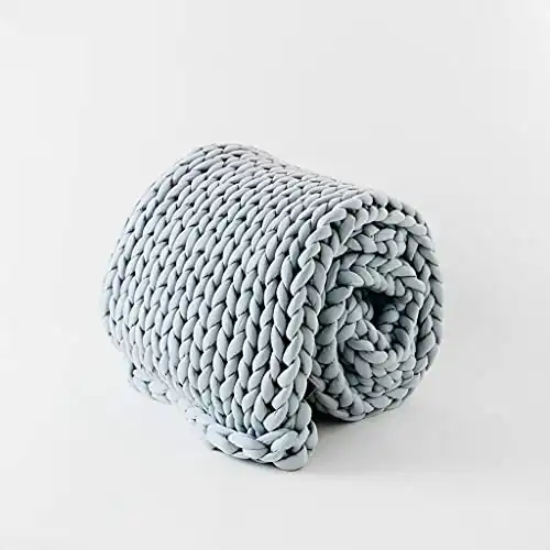 Nuzzie 15lb Full Knit Weighted Blanket