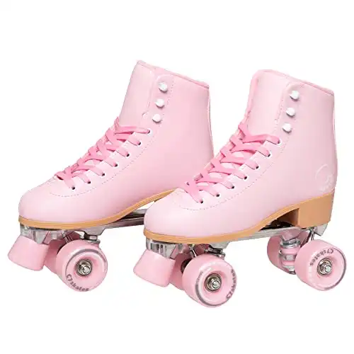 C7 Pink Roller Skates