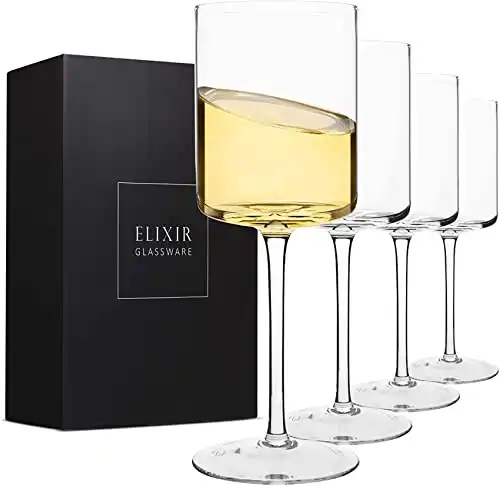 Elixir Square Wine Glasses