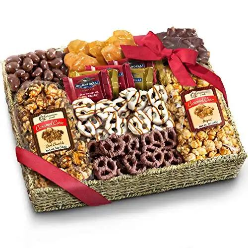 A Gift Inside Chocolate Caramel & Crunch Grand Gift Basket
