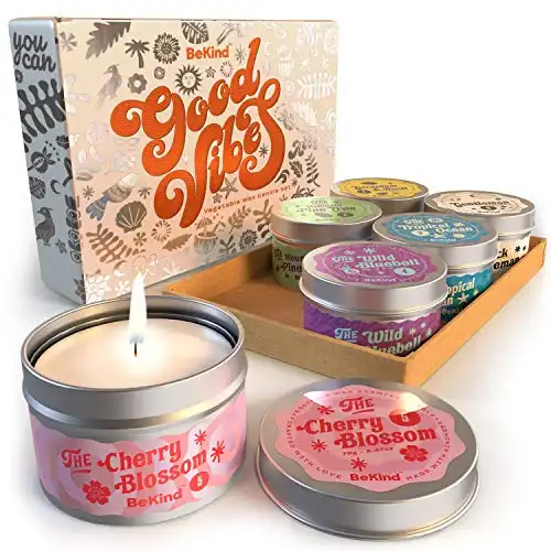 Bekind Good Vibes 6 Scented Candles