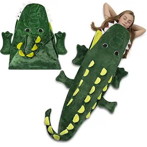 CozySnugz Cozy Crocodile Animal Tail Blanket