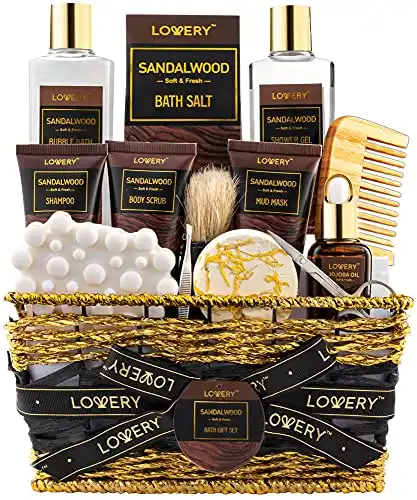 Lovery Sandalwood Bath Gift Set