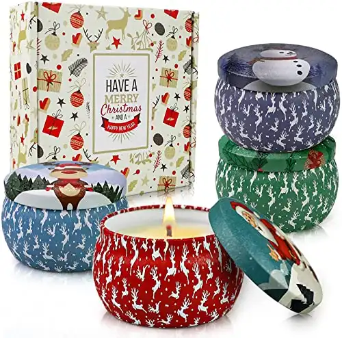Christmas Scented Candles By JGXLQ