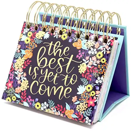 Bloom Daily Planners Inspirational Flip Calendar