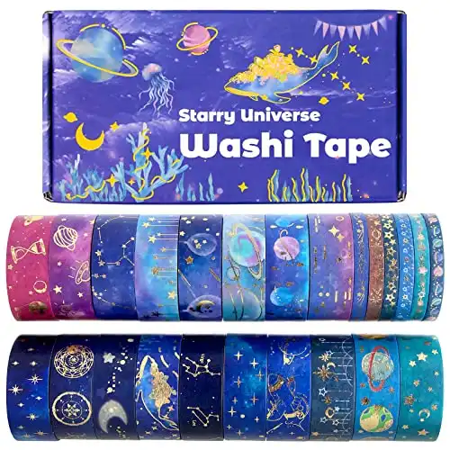 Wapetashi 24 Rolls Washi Tape Set