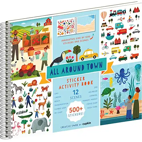 Sticker Book - All Around Town By Cupkin