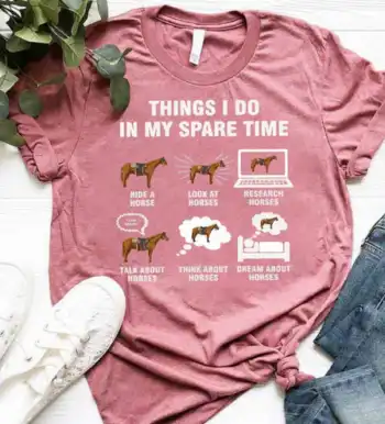CustomTrendyShirts Horse Girl Shirt
